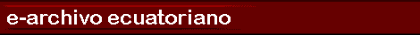 e-archivo ecuatoriano